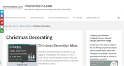 Desktop Screenshot of christmas.interiordezine.com
