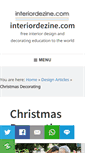 Mobile Screenshot of christmas.interiordezine.com