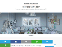 Tablet Screenshot of interiordezine.com