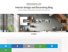 Tablet Screenshot of blog.interiordezine.com