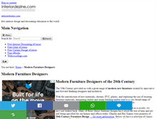 Tablet Screenshot of modernfurnituredesigners.interiordezine.com